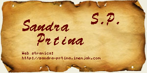 Sandra Prtina vizit kartica
